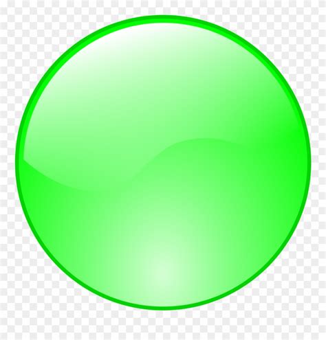 Button Clipart Green Circle Green Button Icon Png Download