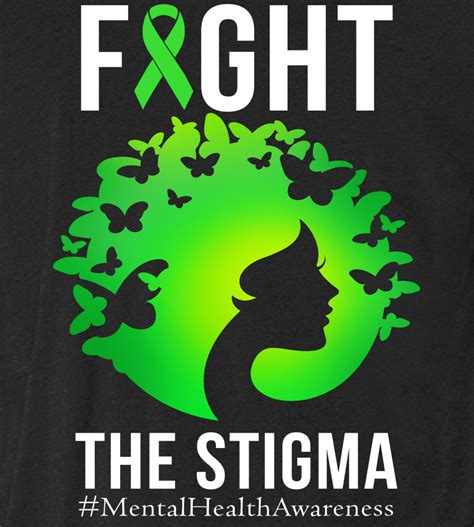 Mental Health Fight The Stigma Premium T Shirt