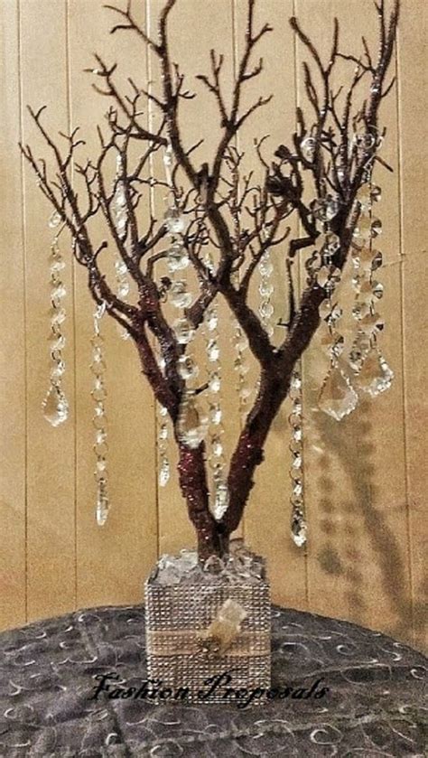 Wedding Centerpiece Bling Manzanita Tree By Fashionproposals