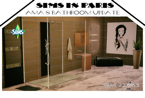 Ts2 To Ts4 Sims In Paris Amas Bathroom Shower Update Sims 4