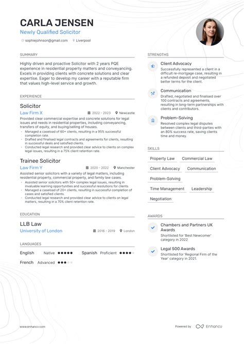 Solicitor Cv Examples For