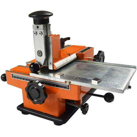 Intbuying Semi Automatic Plate Embossing Machine Sheet Embosser Metal