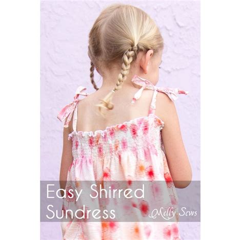 Tutorial Easy Shirred Sundress Sewing