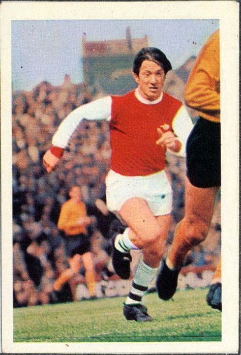 Es werden unter anderem die trainerstationen und seine stationen als spieler aufgelistet. Arsenal F.C. - Soccer Stars in Action1969/1970