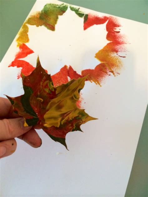 Autumn Leaf Painting Craft Ideas For Kids