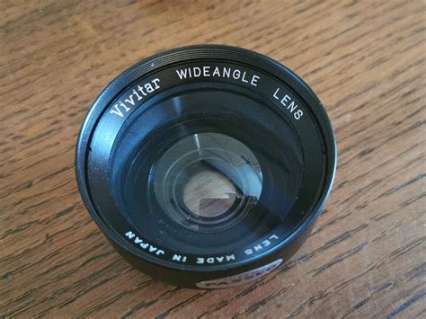 Vivitar Telephoto Wide Angle Lens Set Caps Case 49mm Screw Mount