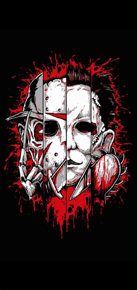 Big 4 Of Slash Big 4 Freddy Krueger Friday The 13th Halloween Horror