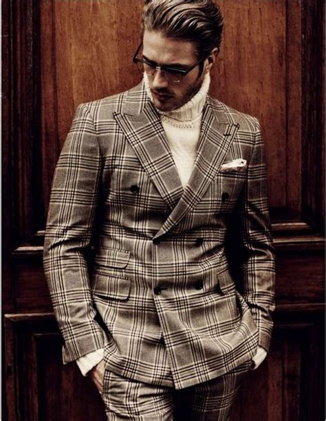 Best Tailored Checkered Suits Men Mens Fashion Suits Mens Fashion