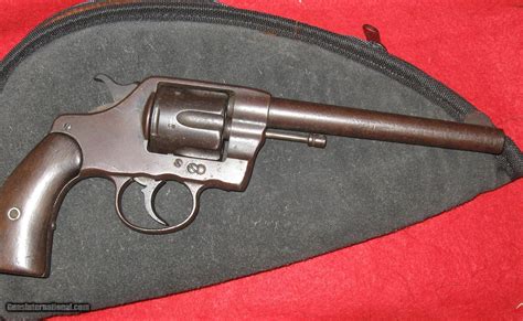 Us Army 1903 Colt Da 38 New Army Double Action Revolver