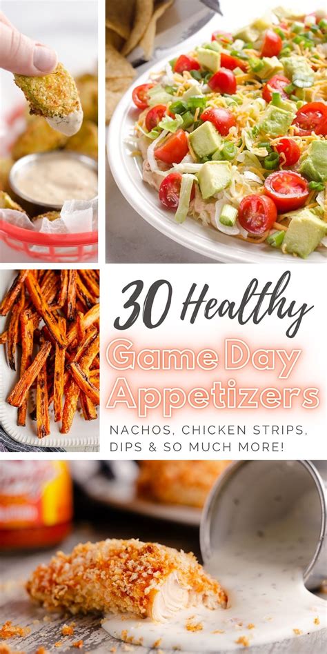 30 Healthy Game Day Finger Foods