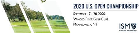 Ism 2020 Us Open Championship Ism