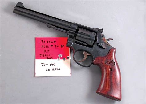 The 32 Sandw Long32 Colt New Police American Handgunner
