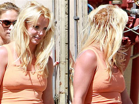 What Did Britney Look Like While Growing Out Her Hair Page