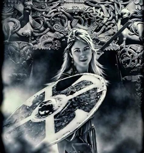 Viking Spain Viking Shield Maiden Vikings Warrior Woman