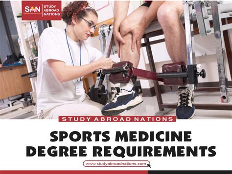 5 Sports Medicine Degree Requirements 2023