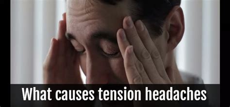 What Causes Tension Headaches Tension Headache Tension Headache