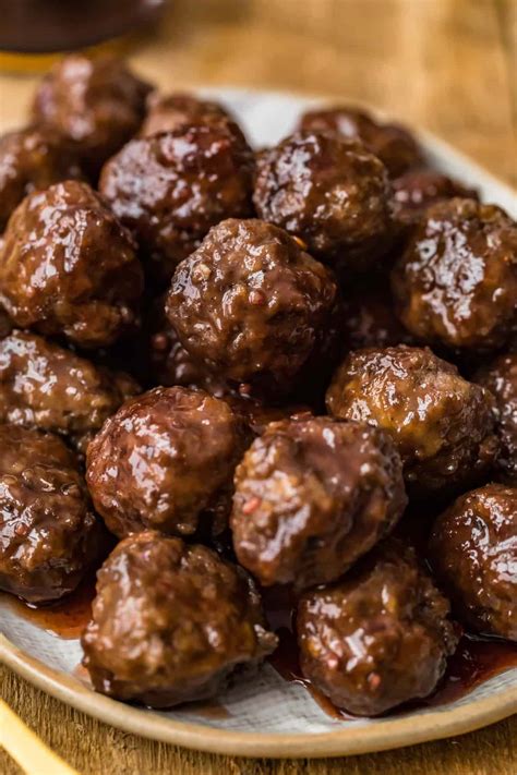 Grape Jelly Meatballs Recipe The Cookie Rookie How To Video
