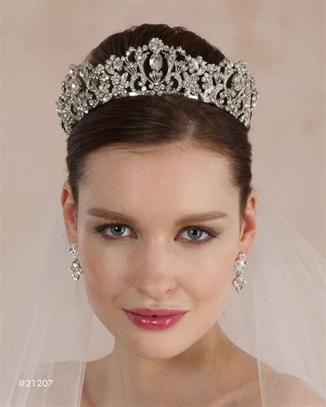 Bridal Veil Co Crystal Bridal Tiaras Hair Jewelry Wedding Hair