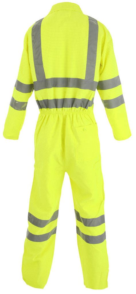 Yellow Coverall Flame Retardant And Antistatic Ppe Delivered Ltd