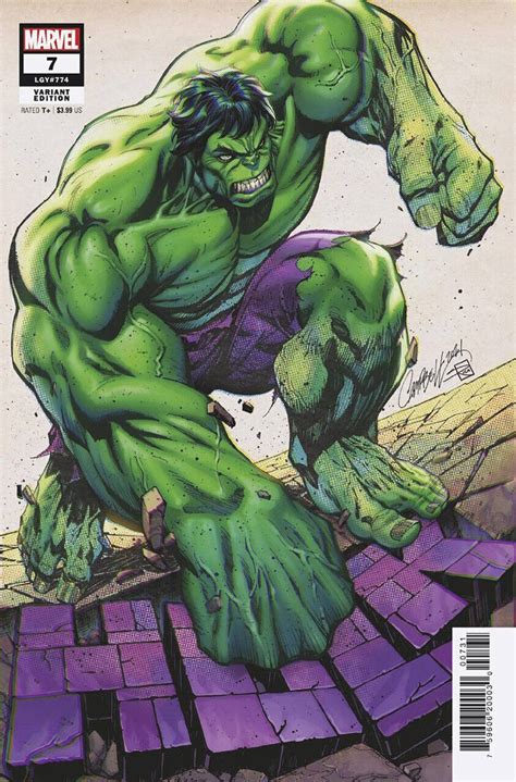 Hulk 2021 7 Nm J Scott Campbell Variant Cover