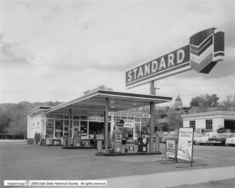 Standard Gas Utah Old Gas Stations Gas Station Service Station