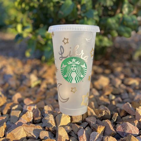 Zodiac Sign Starbucks Cup Reusable Cup Customizable Etsy