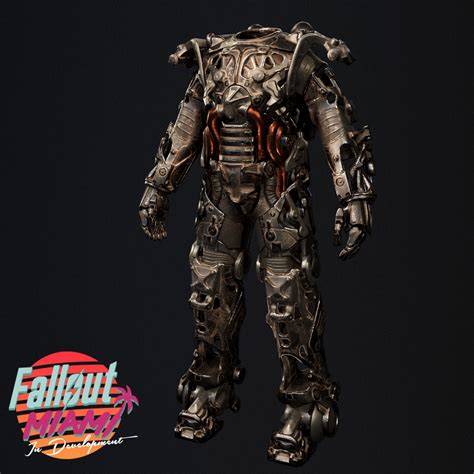 Tyler Woods Fallout Miami Enclave X 01 Advanced Power Armor And Frame
