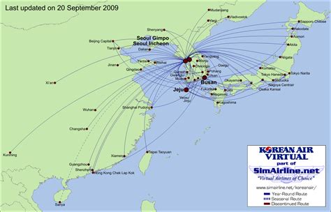 30 Korean Air Route Map Maps Database Source Photos