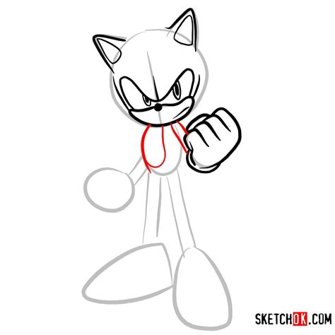 How To Draw Sonic The Hedgehog Sketchok Easy Drawing Guides Shadow
