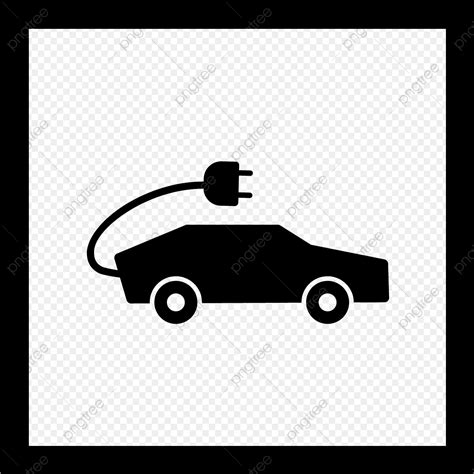 Electric Silhouette Png Images Vector Electric Car Icon Car Icons