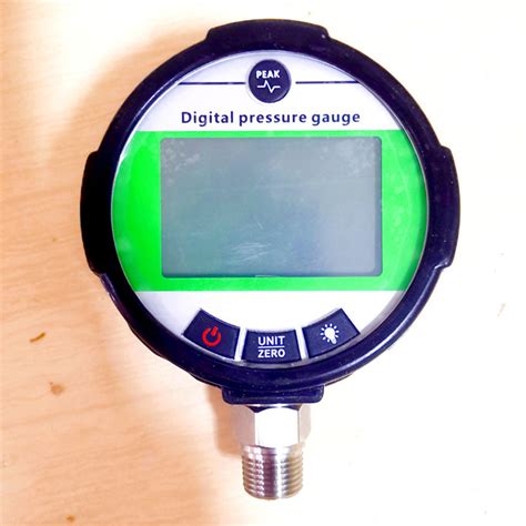 Ss304 Industrial Digital Water Pressure Gauge High Precision