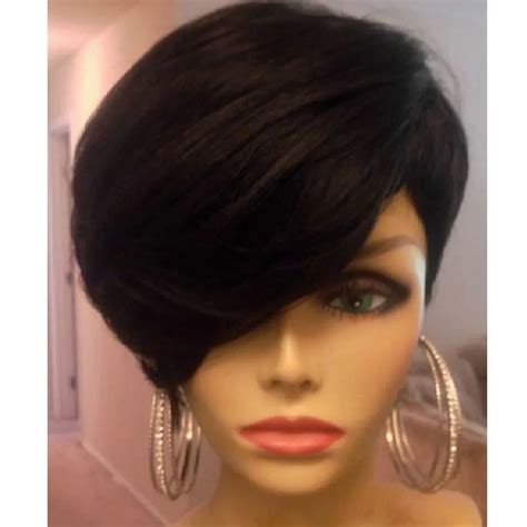 Short Full Lace Human Hair Wigs Bob Lace Front Wigs Virgin Hair None