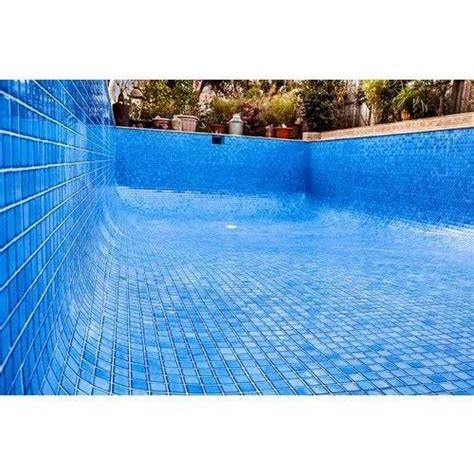 Cement Blue Swimming Pool Tile Large 12 Inch X 12 Inch Thickness