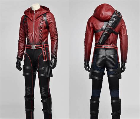 Green Arrow Season 3 Red Arrow Roy Harper Cosplay Costume Arsenal Red