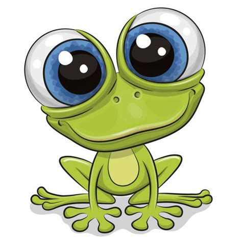 Frog With Big Eyes Cartoons Illustrations Royalty Free Vector Graphics