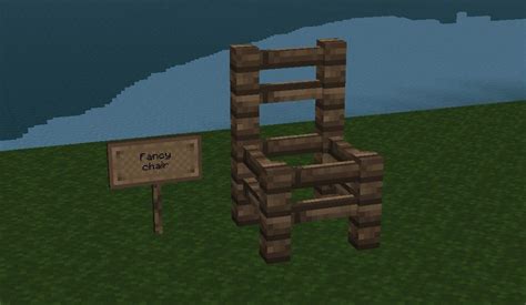Fancy Chair Minecraft Projects Minecraft Crafts