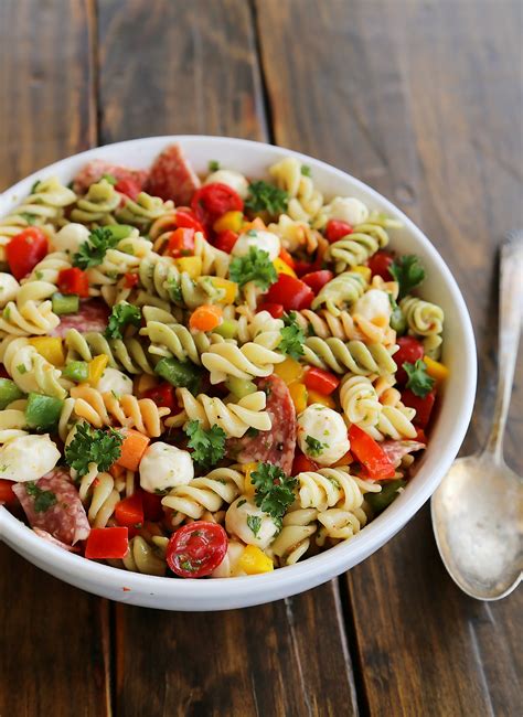 It's loaded with the delicious flavors. Italian Pasta Salad - The Comfort of Cooking