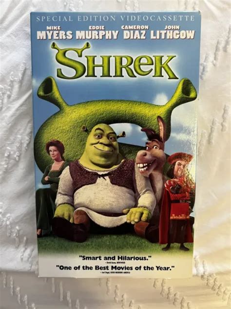 Shrek Vhs 2001 Special Edition Videocassette 455 Picclick