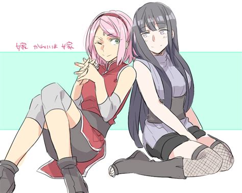 Haruno Sakura And Hyuuga Hinata Naruto And 1 More Drawn By Toorujux