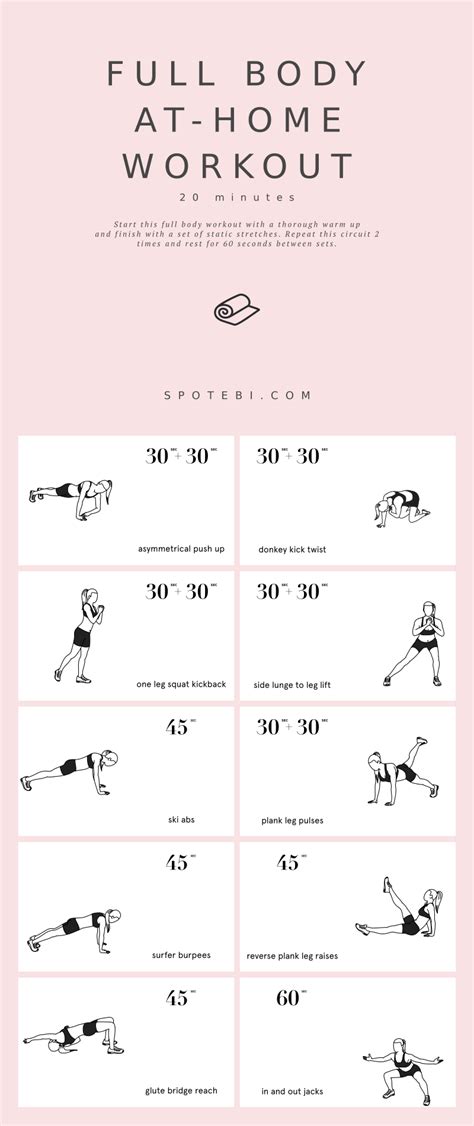 Daily Workout Routine At Home No Equipment