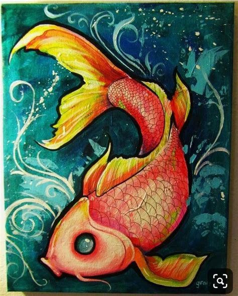 Pin By B Lent G Lery Z On Resim Koi Art Fish Painting Fish Art