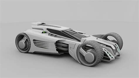 Sci Fi Vehicle 3d Model Rigged Cgtrader