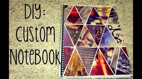 Diy tumblr notebooks for back to school! Back to School: DIY Tumblr Notebook꒫꒫ - YouTube
