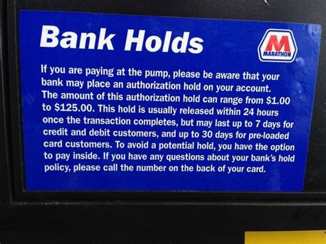 We accept american express, diners, discover/novus, mastercard and visa credit cards. Who puts that hold on your card when you pay at the pump -- the gas station or bank? | cleveland.com