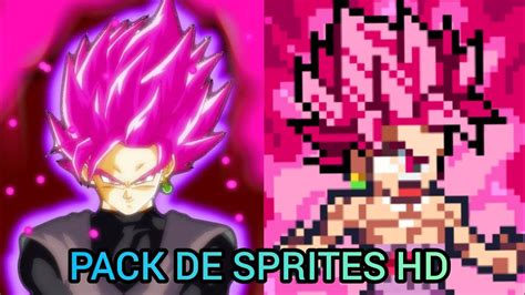 Pack Sprites Goku Black Ssj Rosen Evolutioncreado Por Mi Youtube