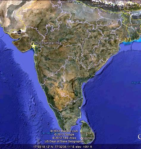 Khambhat, gulf of — or gulf of cambay inlet, arabian sea, on the northwestern coast of india, southeast of the kathiawar peninsula. Past Remembering: Submerged urbanization: The World's ...