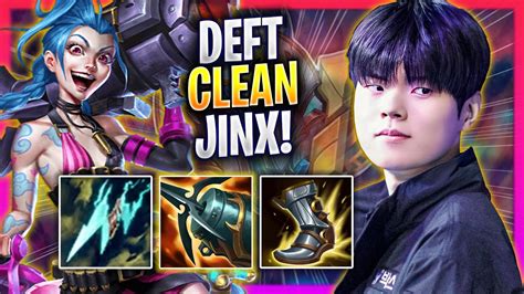 DEFT IS SO CLEAN WITH JINX KT Deft Plays Jinx ADC Vs Zeri Season