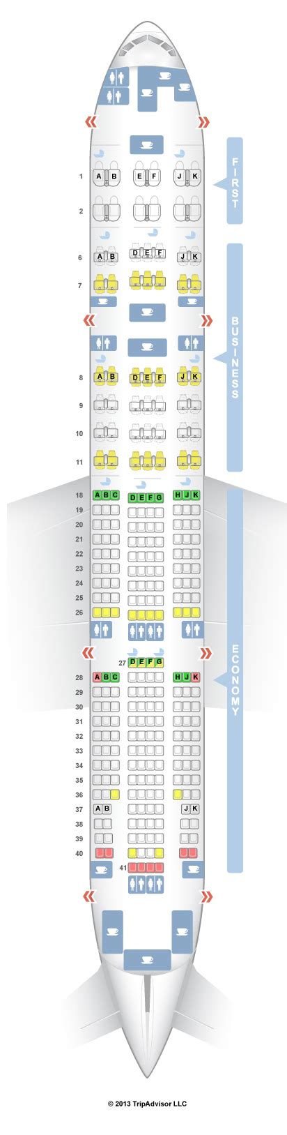 Boeing 777 300er Emirates Economy Seat Map Seat Review Sites Put