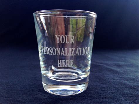 Personalized Engraved Shot Glass Customized For Wedding