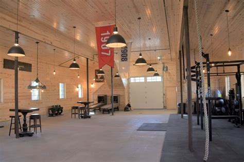 Industrial Lighting Adds Pop Of Style To Michigan Pole Barn